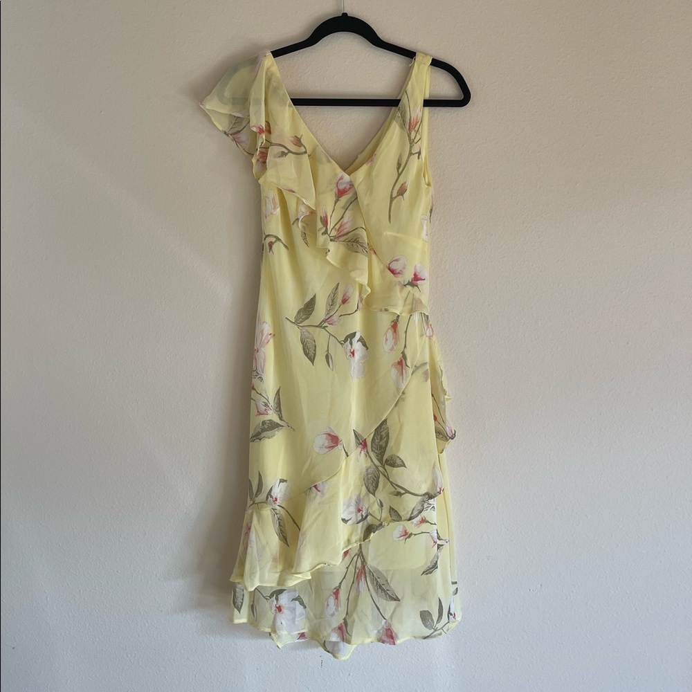 Yellow Floral Dress